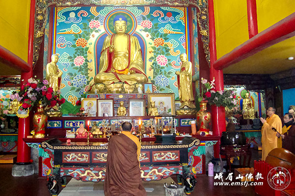 「圣诞节」恭祝观音菩萨圣诞 四川峨眉山各寺举行诸多佛事活动