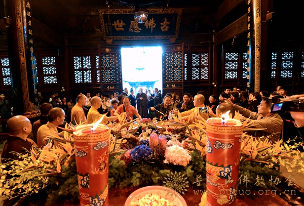 「普陀山」丙申年四月初八佛诞日浙江普陀山普济禅寺隆重举行浴佛法会