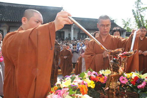 「素食文化」2014年太仓同觉寺春季短期出家营圆满暨同觉寺首届两岸三地素食文化交流周启动仪式