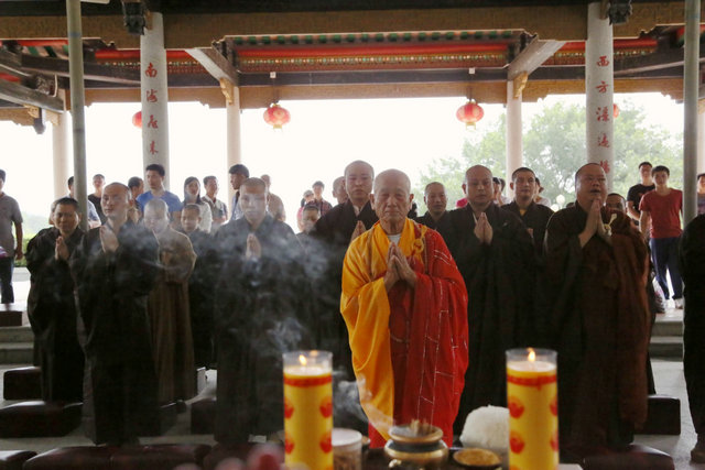 「佛教」广东定光禅寺举行重阳节纪念宏慧长老圆寂追思法会