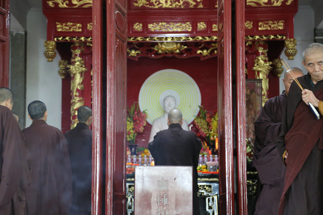 「佛教」广东定光禅寺举行重阳节纪念宏慧长老圆寂追思法会