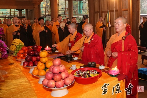 「灵隐寺」浙江灵隐寺举行云中轩上梁法会