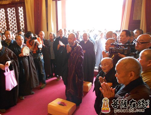 「佛教」本焕长老入龛法语 净慧长老诵读