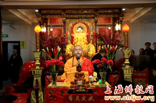 「佛教」上海佛教居士林举行精进佛七 妙华法师开示