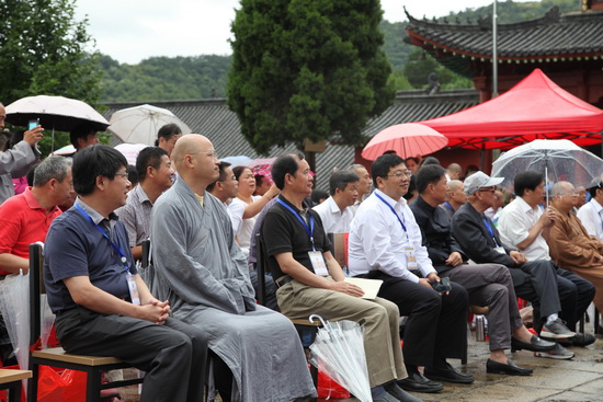 黄梅戏电影《传灯》四祖寺开机 明基法师致辞