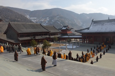 「佛教」山西五台山普寿寺隆重举行千僧法会