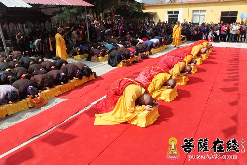 「佛教」上海金山大觉禅寺隆重举行迁址洒净仪式