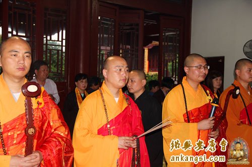 「佛教」浙江绍兴安康寺举行丙申年华严法会圆满焰口