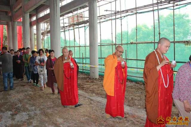 「佛教」江苏宜兴善庆禅寺圆通宝殿上梁 祈愿国泰民安佛日增辉