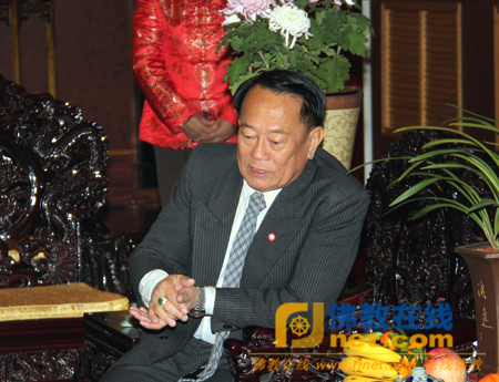 「佛教」泰佛协会长帕·唐玛斯提那优长老一行拜访中佛协