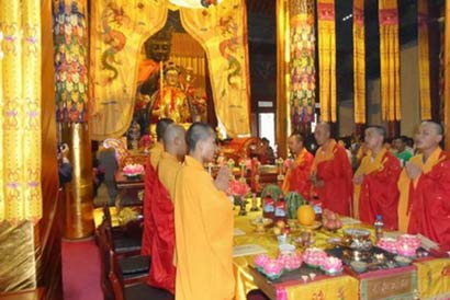 「佛教」观音菩萨圣诞日 世界各地佛寺举行祈福法会