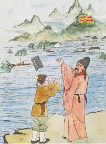 「佛教」大水泛滥，全村受灾，唯有戒杀放生的孔婆获神明佑助免遭灾难