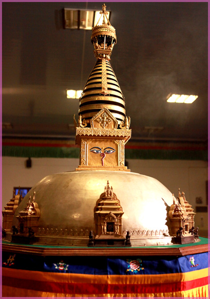 「佛教」2010世博会尼泊尔馆释迦牟尼佛舍利塔永久安座慧日禅寺