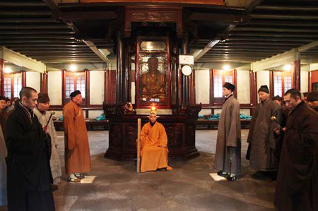 「佛教」浙江宁波天童禅寺2010年冬季禅七法会圆满结束