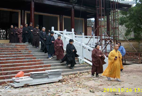 「观音」湖南韶山银田寺为期七天的观音圣诞精进佛七法会圆满结束。
