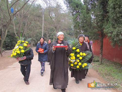 「佛教」江西净居寺举行体光老和尚全身舍利塔祭祀法会