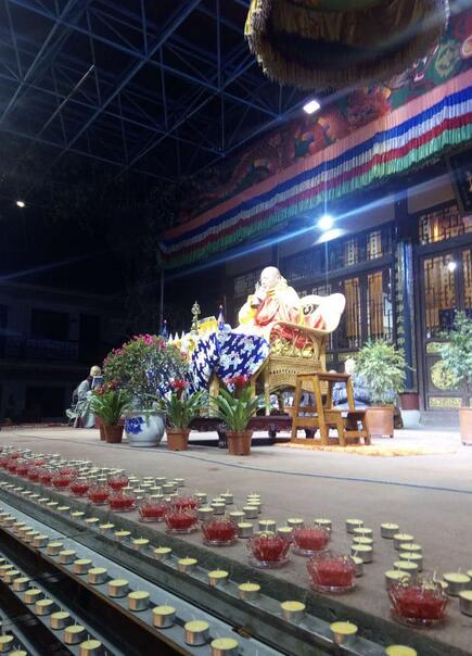 「佛教」佛教导航与浙江宁波慧日禅寺举行观音菩萨圣诞供灯法会