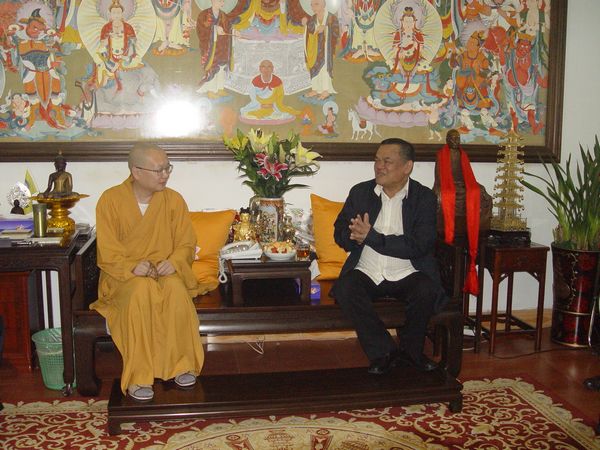 「四会」广东四会六祖寺迎来柬埔寨王国副首相一行参访
