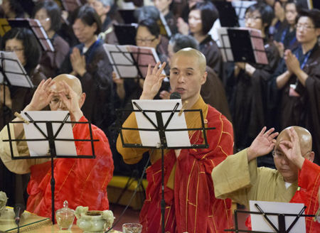 「菩萨戒」美国万佛圣城2014在家菩萨戒传授圆满