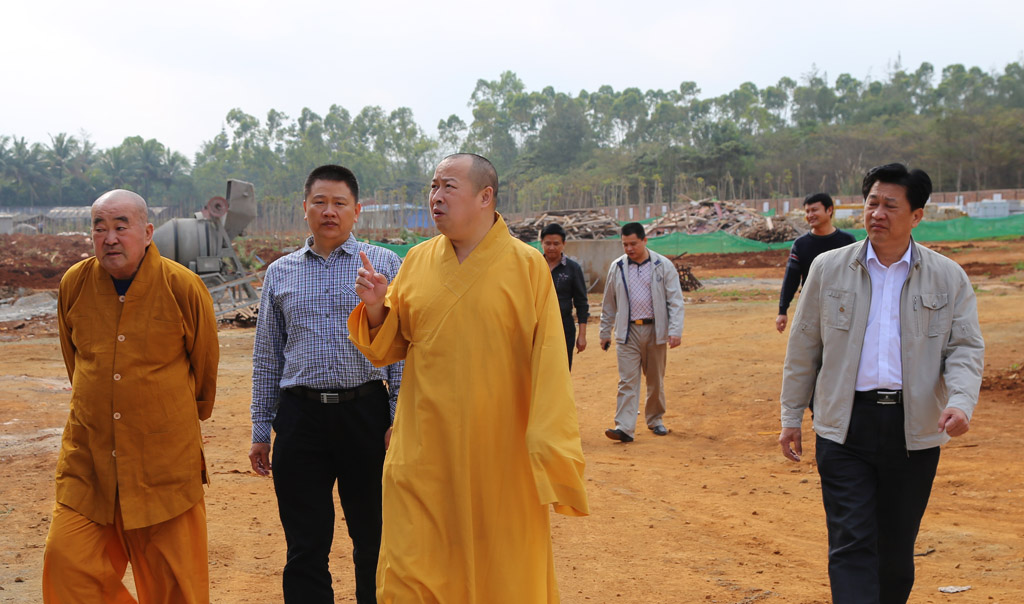 「佛教」印顺法师一行于马年新春之际调研海口四大寺