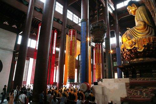 「灵隐寺」杭州灵隐寺为云南鲁甸县地震灾区同胞启建祈福法会
