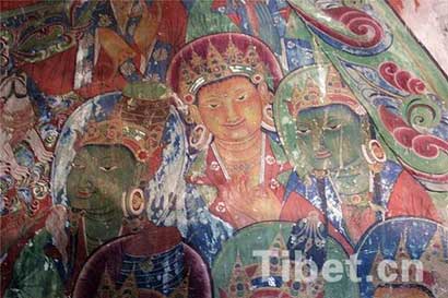 「壁画」为珍贵壁画获新生 国家投资修复西藏扎塘寺