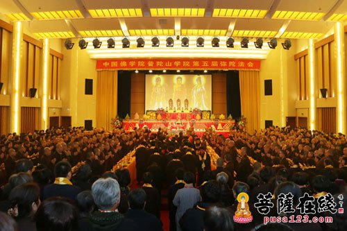 「普陀山」中国佛学院普陀山学院第五届弥陀法会 缅怀妙善老和尚示寂十六载