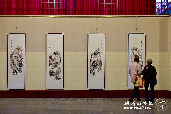「禅意」《禅意佛心》逸品画展在大佛禅院国学馆举行