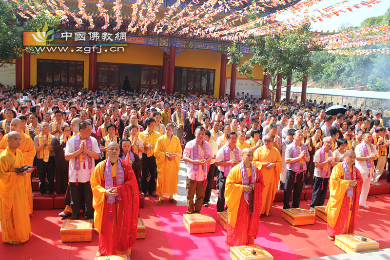 「千手观音」广东惠州清泉古寺千手观音、万佛圣像开光法会