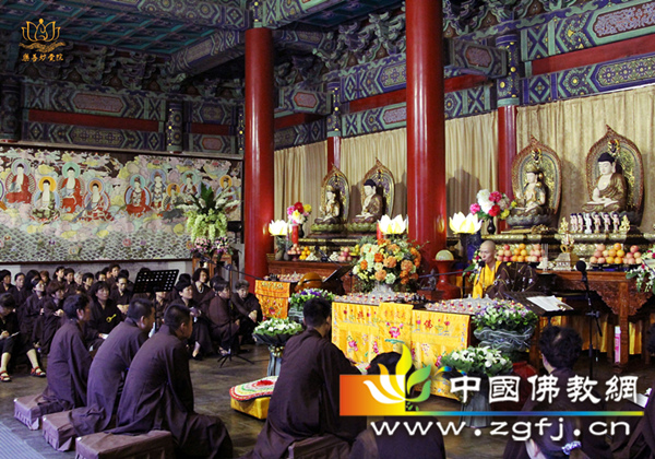 「佛教」天津乐善妙觉院圆满举行观音成道日三皈五戒法会