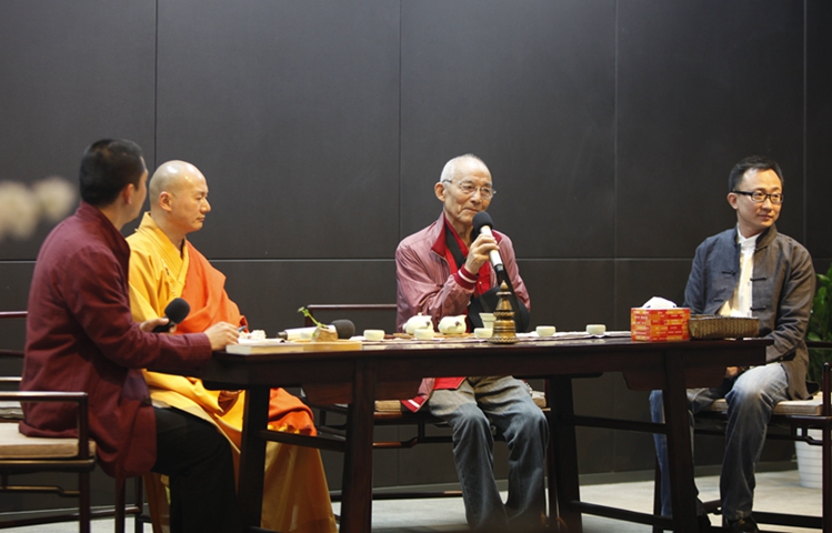 「赵一澄」2015年4月26号纪念弘一法师研讨会于山东临沂鸿儒美术馆举行