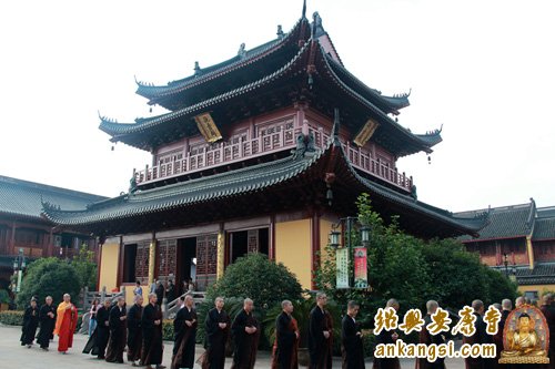 「观音」浙江绍兴安康寺举行乙未年观音佛七净坛仪式