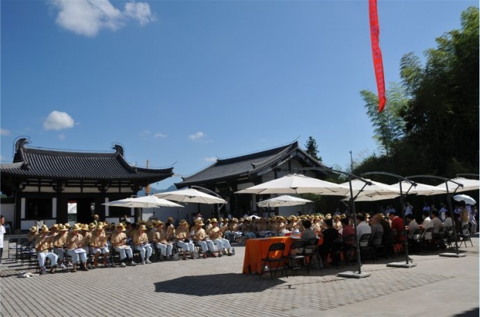 安徽黄山梓路寺第二届善地禅学夏令营开营
