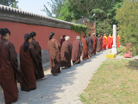 「佛教」北京通州佑胜教寺隆重举行为期三天的三千佛忏法会