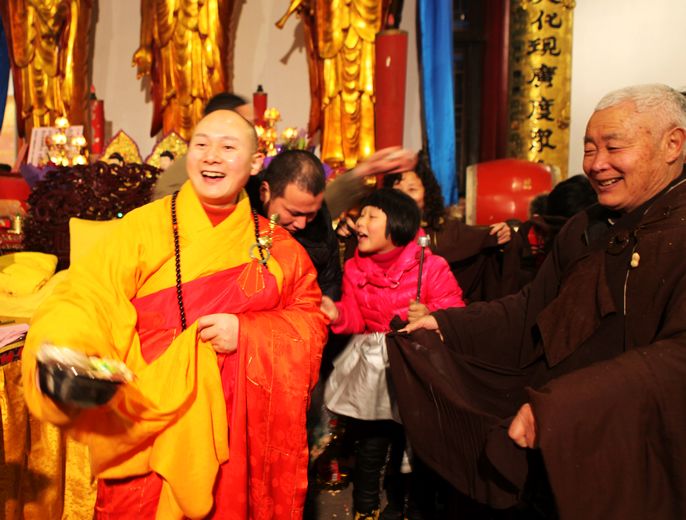 2013年2月14日慧日禅寺供佛斋天吉祥法会