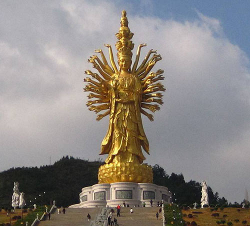 「千手观音」国宗局对密印寺露天千手观音造像准予行政许可