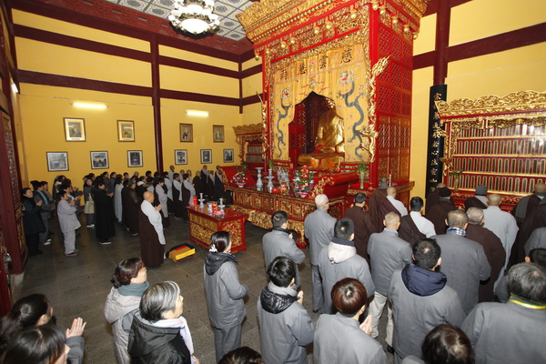 「湖北黄梅」湖北黄梅四祖寺举行乙未年冬季禅七正式起七法会 「湖北黄梅」湖北黄梅四祖寺举行乙未年冬季禅七正式起七法会
