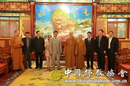 「中国佛教协会」尼泊尔驻华大使一行访问中国佛教协会