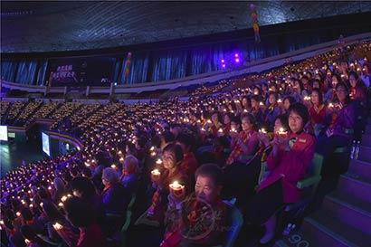 「佛光山」台湾佛光山2015禅净共修法会 万人点灯祈福