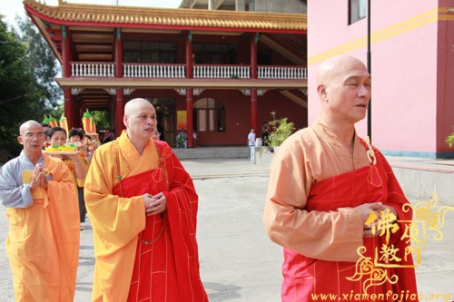 「佛教」厦门观音寺隆重举行“两岸祈福超荐法会”