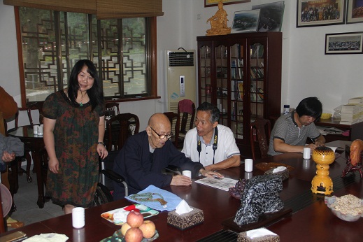 「佛教」浙江佛协委员会主席广修长老到伏龙寺参访虞氏旧宅 「佛教」浙江佛协委员会主席广修长老到伏龙寺参访虞氏旧宅