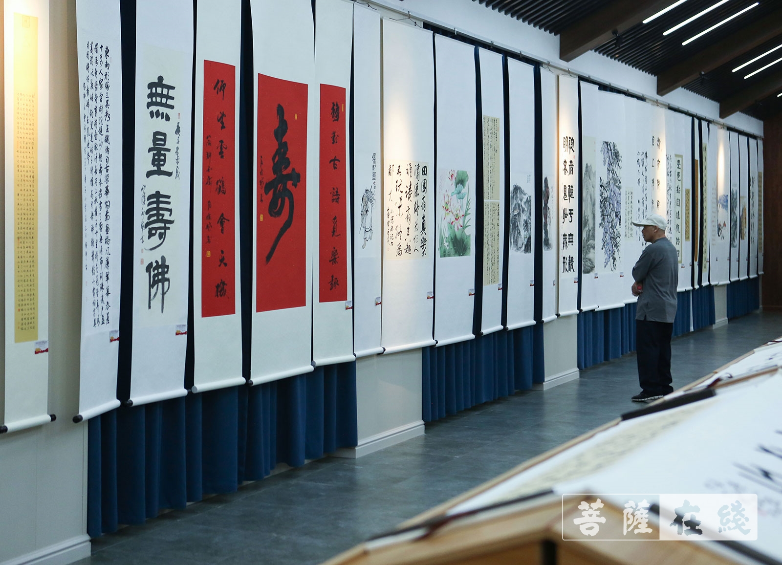 「佛教」越城区佛教协会、龙华寺共同举办庆祝建党100周年书画展