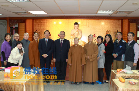 「佛教」世佛联秘书长帕洛一行参访台湾中华佛教居士会