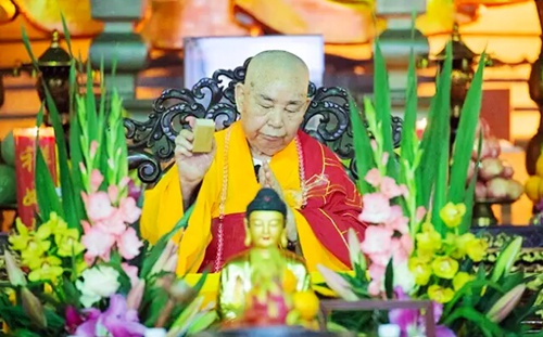 「佛教」广东广州光孝寺三皈五戒法会圆满举行