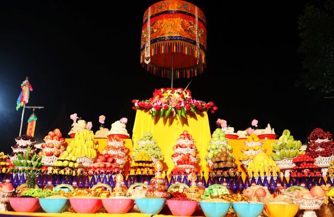 2013年2月14日慧日禅寺供佛斋天吉祥法会