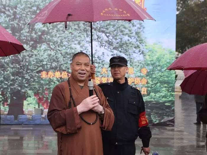 「娑罗树」玄奘手植娑罗树子树赠送仪式在陕西西安大慈恩寺举行
