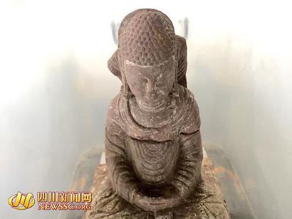 「佛像」成都千年佛像进行修复“戴面膜”除湿