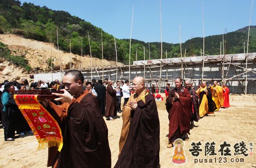 「佛教」净慧长老示寂周年追思法会暨舍利塔奠基在湖北四祖寺举行