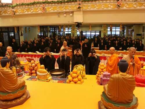 「佛教」高雄文殊讲堂2014年清明孝亲报恩梁皇法会