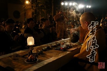 「灵隐寺」浙江灵隐寺天心月圆云林茶会纪念弘一大师受戒95周年